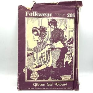 Folkwear #205 Gibson Girl Blouse Sewing